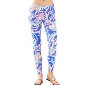 Lilly Pulitzer Jellies Be Jammin WEEKENDER  LEGGINGS Pants Luxletic XS WORN ONCE